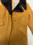 Vintage 1950s Kids Mustard Yellow Peacoat | Size 3 | Made in Winnipeg Canada