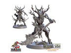 Barkwraith Spriggan C, Fighter, Monster, Fey, Ranger, DnD, Elven- High Quality Resin Printed 28mm 32mm Tabletop Miniature, Tough Figurine