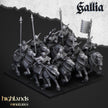 The Peasant Uprising mini set - 28/32mm Scale Premium Resin Models for Wargaming and RPG, DnD, Human, Gallia Durable High Quality Cavalry