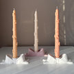 Bowtie Jesmonite Candlestick Holder: Modern Table Decor