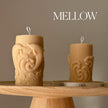 Dolphin Pillar Candle: Handmade Soy Wax Home Decor