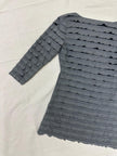 Vintage Y2K Grey Ruffle Tunic Dress | Size Medium