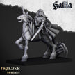 Lady of Gallia mini - 28/32mm Scale Premium Resin Models for Wargaming and ttRPG, DnD, Human, Gallia, Durable, High Quality, Sorceress