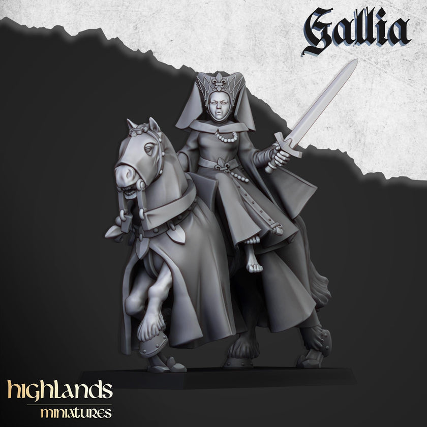 Join the Pilgrimage! Gallia mini set - 28/32mm Scale Premium Resin Models for Wargaming and RPG, DnD, Human, Durable High Quality Miniatures