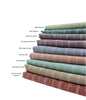 Hemp Organic Cotton Stripe Fabric: Lightweight Woven Material