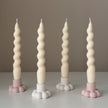 Flower Candlestick Holder: Jesmonite Table Decor