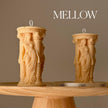 Caryatid Greek Column Soy Candle: Handmade Home Decor
