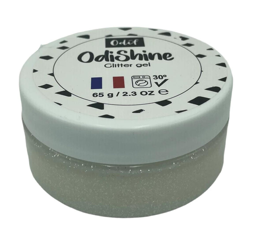 OdiShine Glitter Gel 65g – Multi-Purpose Sparkle Gel for Fabric, Crafts, Scrapbooking & DIY Projects