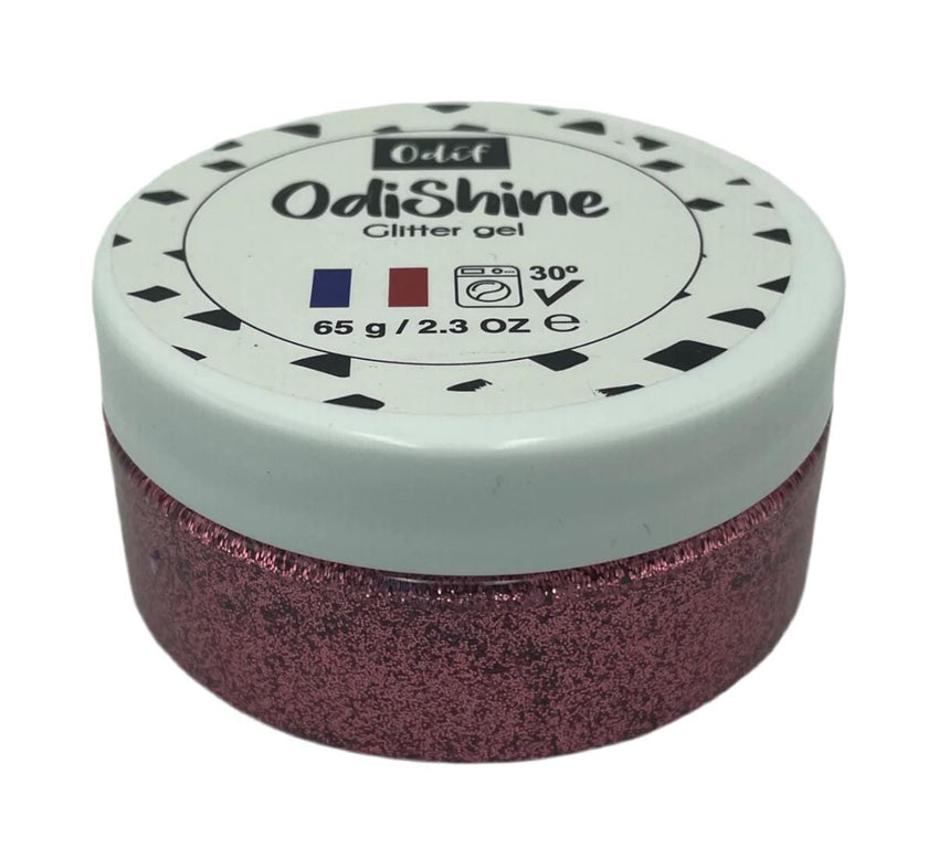 OdiShine Glitter Gel 65g – Multi-Purpose Sparkle Gel for Fabric, Crafts, Scrapbooking & DIY Projects