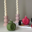 Pomegranate Soy Wax Candle: Vegan Minimalist Decor