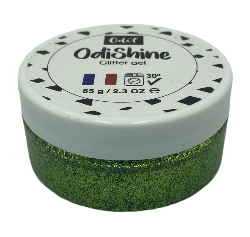 OdiShine Glitter Gel 65g – Multi-Purpose Sparkle Gel for Fabric, Crafts, Scrapbooking & DIY Projects