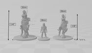 Centaurs | DnD Miniature, Premium Resin, Durable and Tough for your TTRPG and Wargaming! 32mm, 28mm, Male, Female, Plains, Horse, Centaur