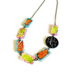Paint Splatter Statement Earrings Post or Clip On