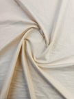 Extra-Wide 110-Inch Cotton Fabric: White & Beige Drapery, Bedding, Crafts - Oeko Tex Certified