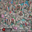 Crystal Grotto Walls | DnD Cave Scatter Terrain Rocks Dungeon Printable Scenery RPG Tabletop Mini Game Tiles 3D Printed TTRPG Pathfinder