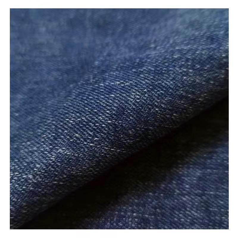 Indigo Blue Hemp Organic Cotton Denim Fabric: Lightweight Sustainable Textile