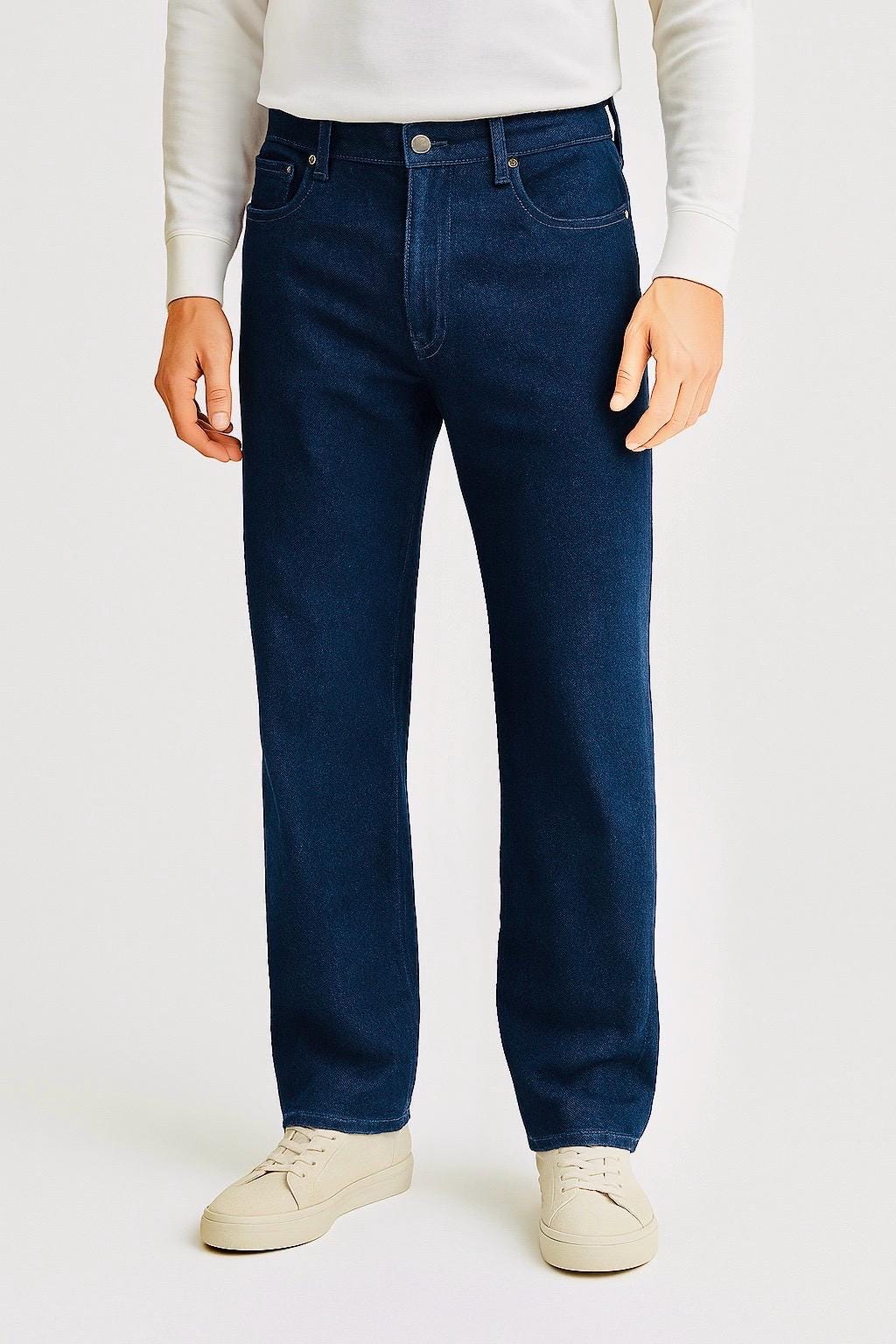 Indigo Blue Hemp Organic Cotton Denim Fabric: Lightweight Sustainable Textile