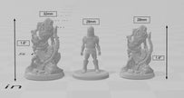 3 Skeleton Archer Miniature Pack - Arbiter Miniatures | DnD | Undead | Skeleton | Necromancer | 28mm 32mm | Pathfinder | Wargaming