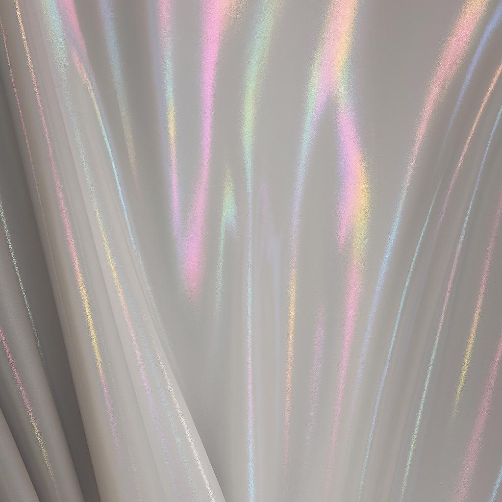 Iridescent Holographic Fabric: 4-Way Stretch Nylon Spandex - 60