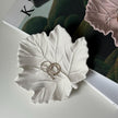 Jesmonite Maple Leaf Tray: Scandi Jewelry Dish, Desk Decor
