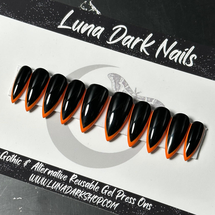 Black and Orange Skinny French