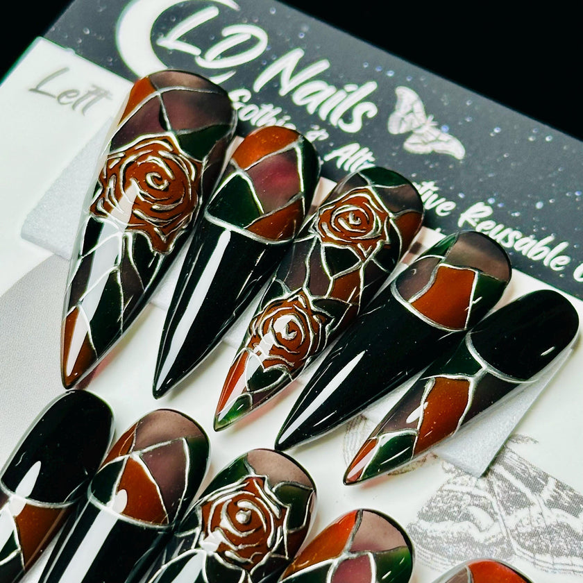 Stained Glass Rose