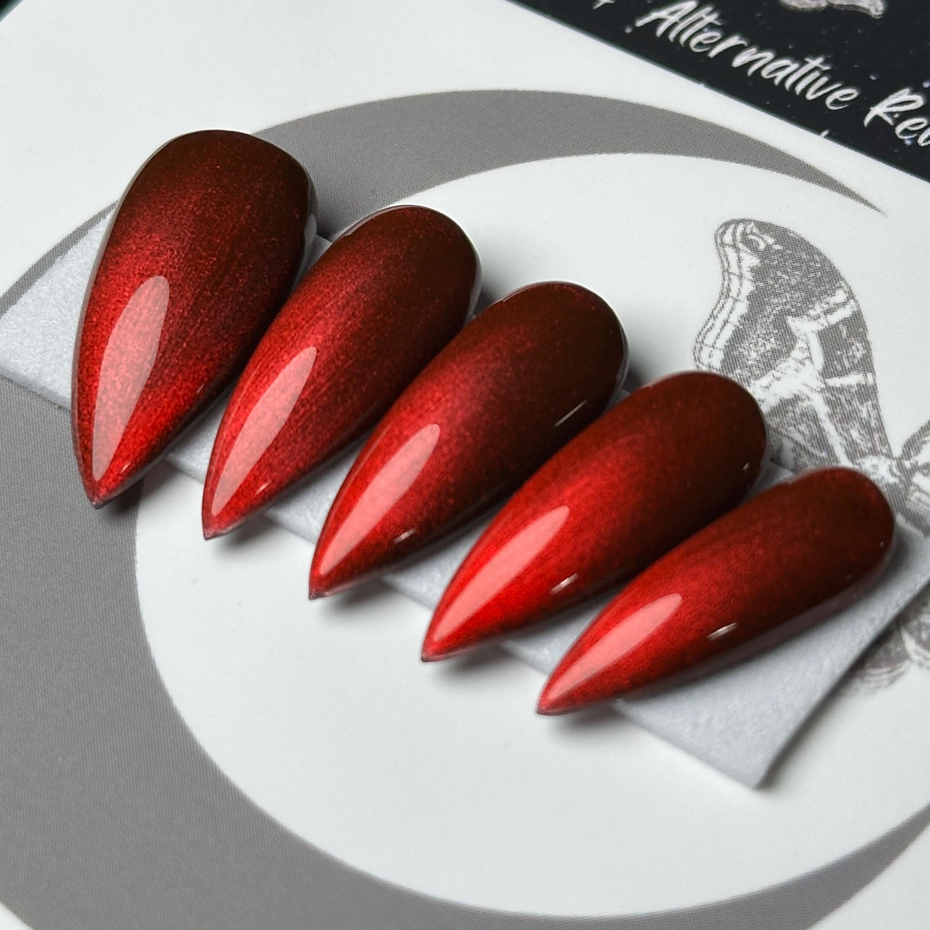 Red Christmas Glass