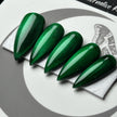 Green Christmas Glass