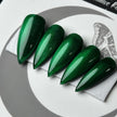 Green Christmas Glass