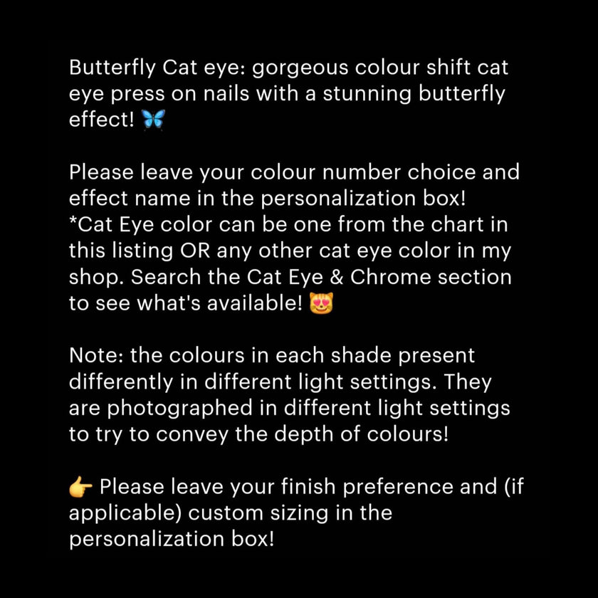 Butterfly Cat Eye