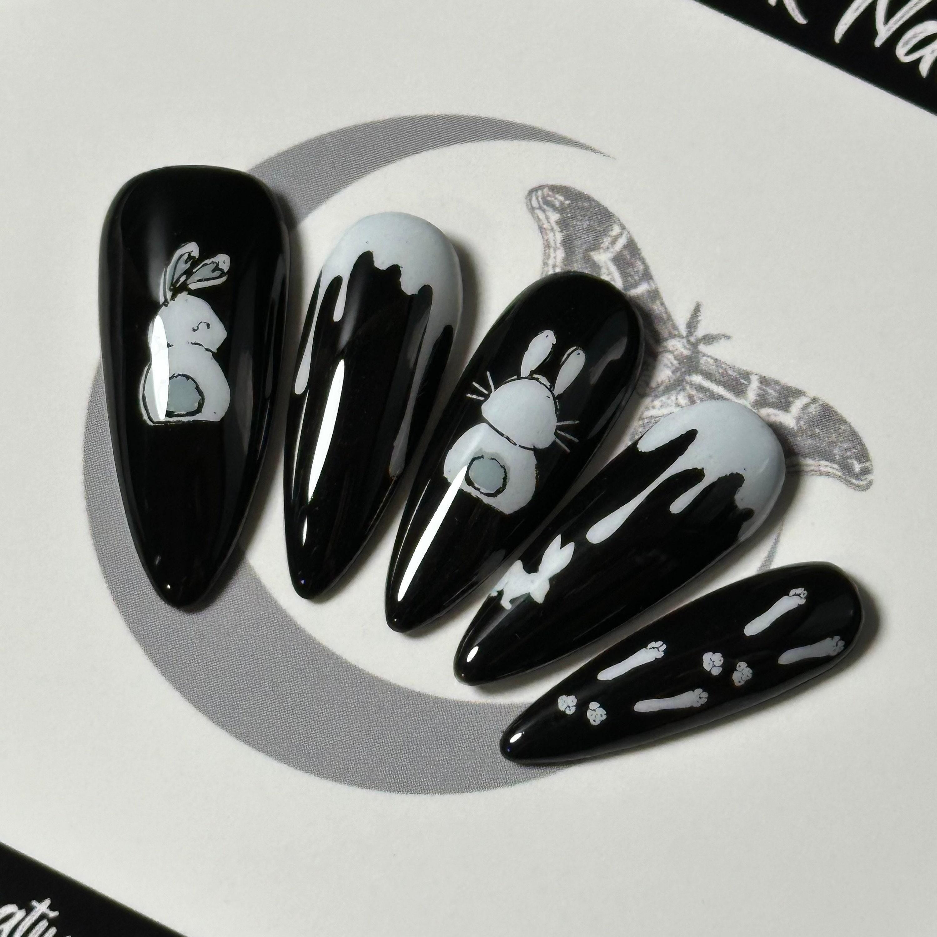 Black and White Bunny