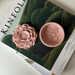 Jesmonite Flower Jar: Scandi Home Decor, Jewelry Storage Dish