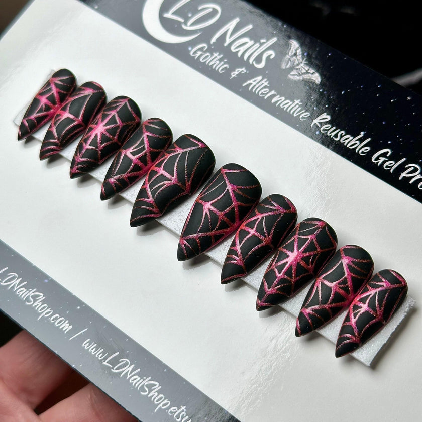 Pink Holo Webs