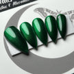 Green Christmas Glass