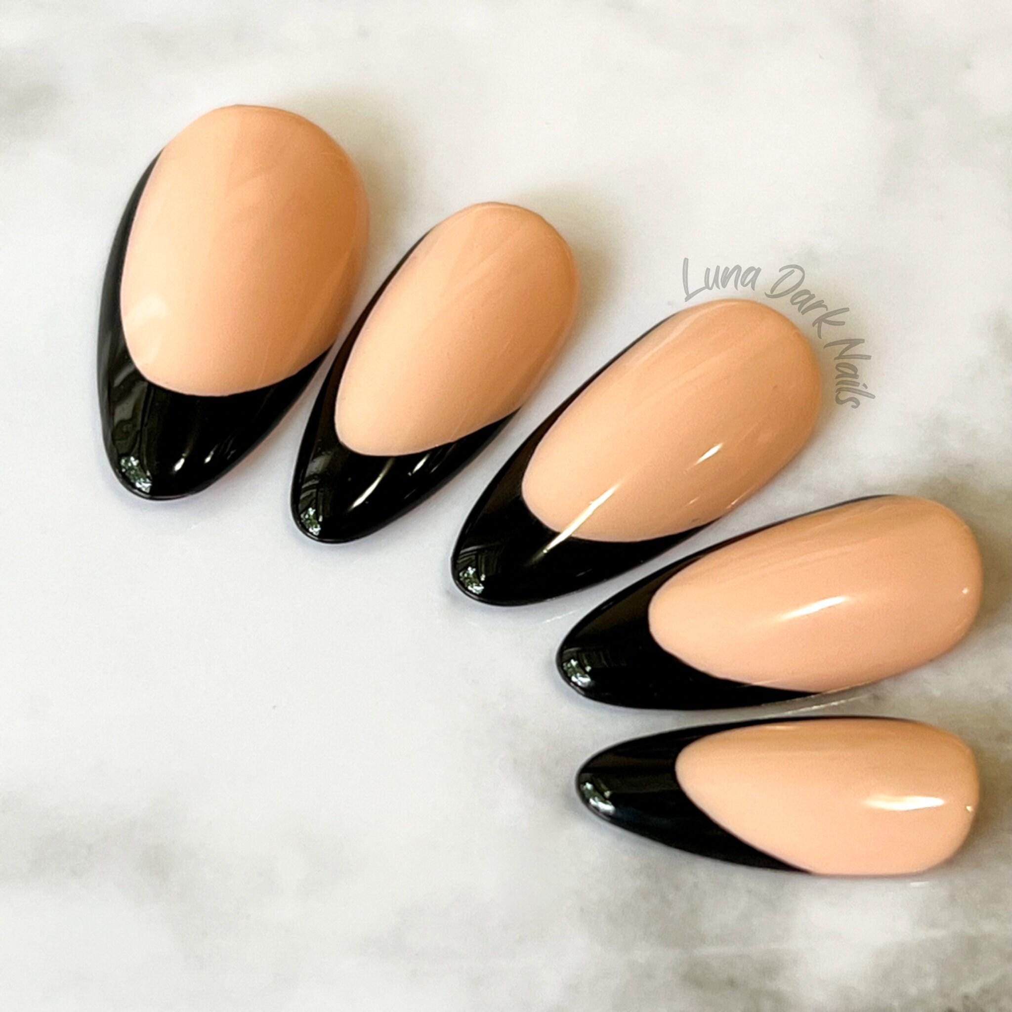 Black and Nude Abstract French