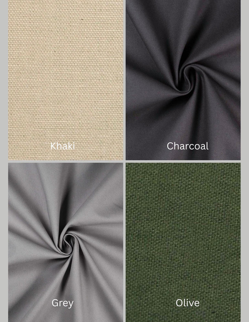 Cotton Canvas Fabric by the Yard – Durable, Medium-Heavy Weight | Bags, Upholstery, Crafts & Apparel | BelieveWorks