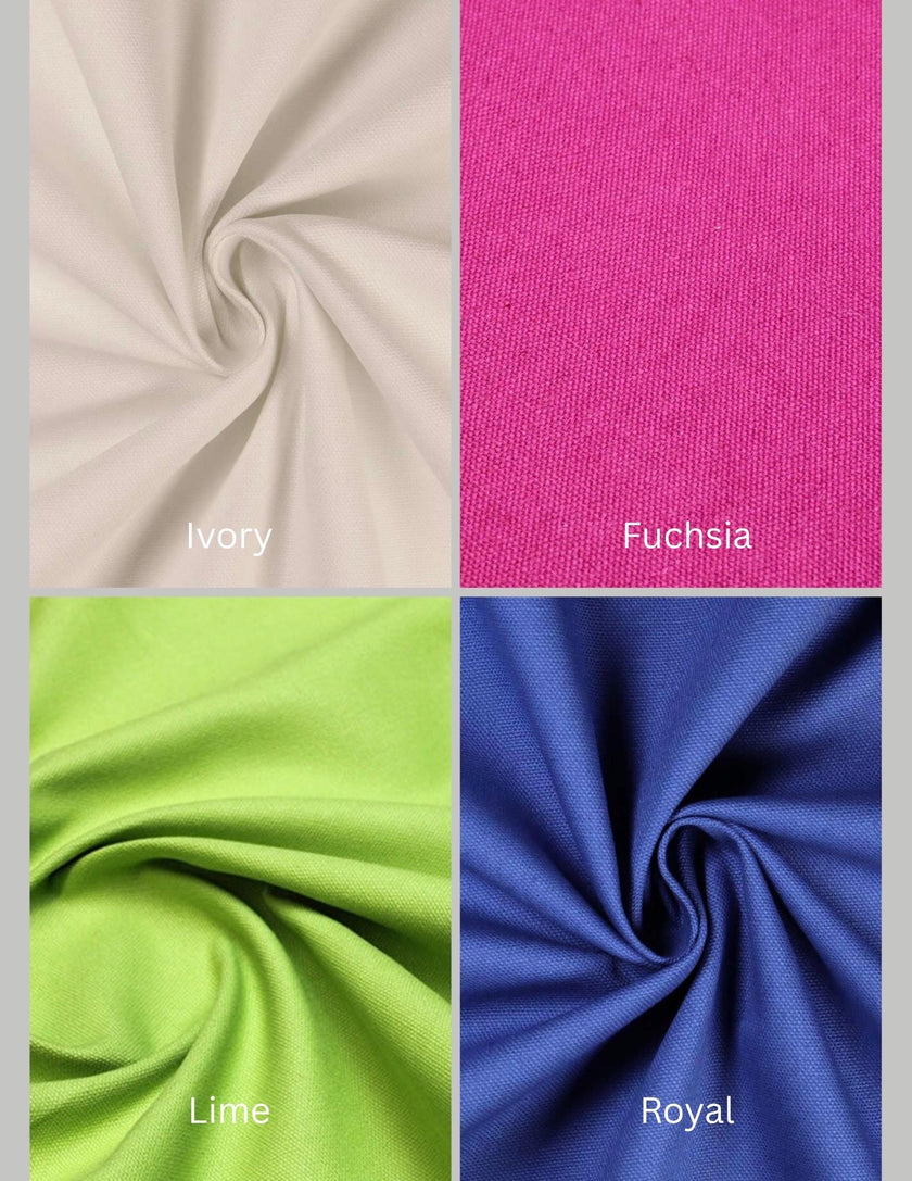 Cotton Canvas Fabric by the Yard – Durable, Medium-Heavy Weight | Bags, Upholstery, Crafts & Apparel | BelieveWorks