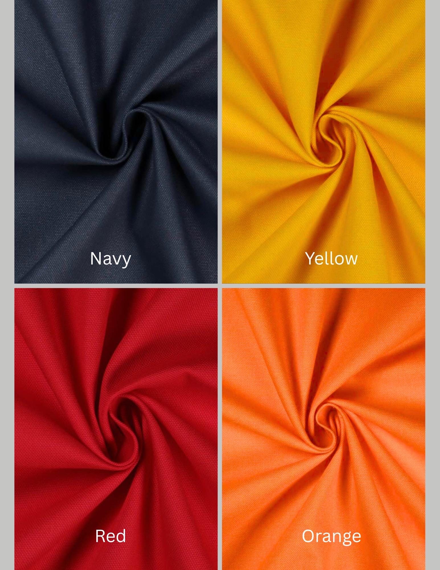 Cotton Canvas Fabric by the Yard – Durable, Medium-Heavy Weight | Bags, Upholstery, Crafts & Apparel | BelieveWorks