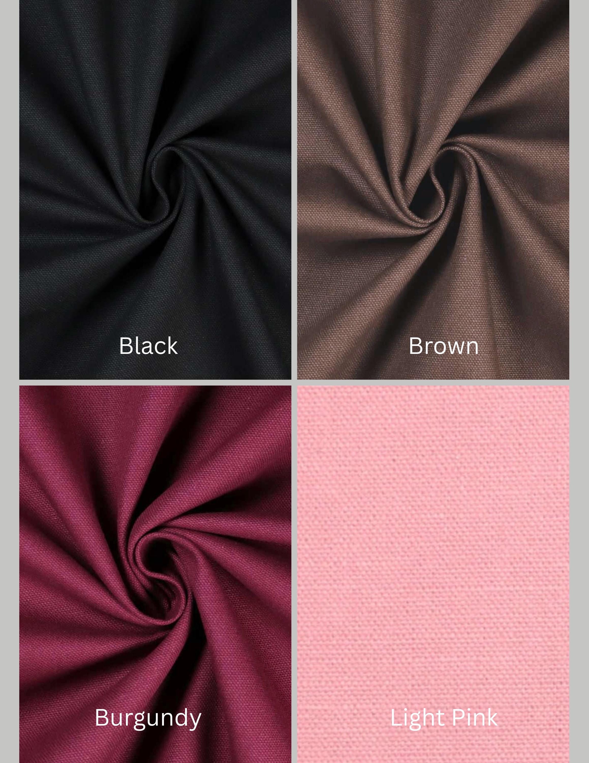Cotton Canvas Fabric by the Yard – Durable, Medium-Heavy Weight | Bags, Upholstery, Crafts & Apparel | BelieveWorks