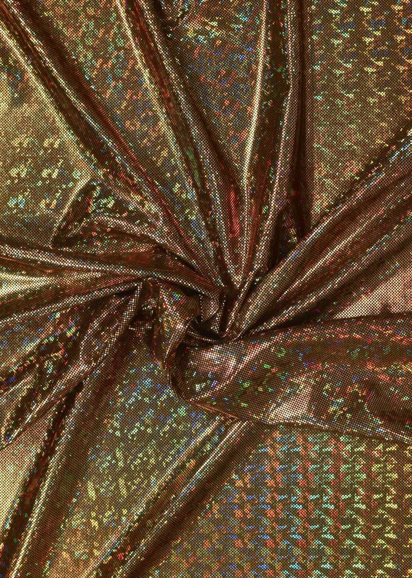 Holographic Shatter Glass Spandex Fabric - 60