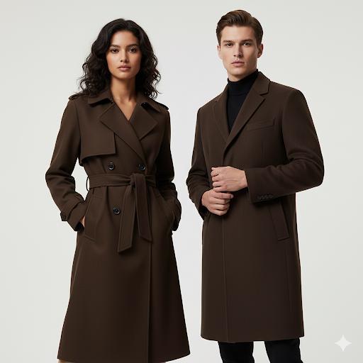 Heavyweight Virgin Wool Fabric 300gsm 60” Wide – Oslo+ Laine Wool for Coats, Jackets & Upholstery