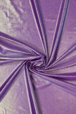 Foil Snake Print Spandex Fabric: Purple, Pink & Turquoise Metallic 4-Way Stretch