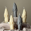 Handmade Ghost Candle: Spooky Halloween Decor, Soy Wax
