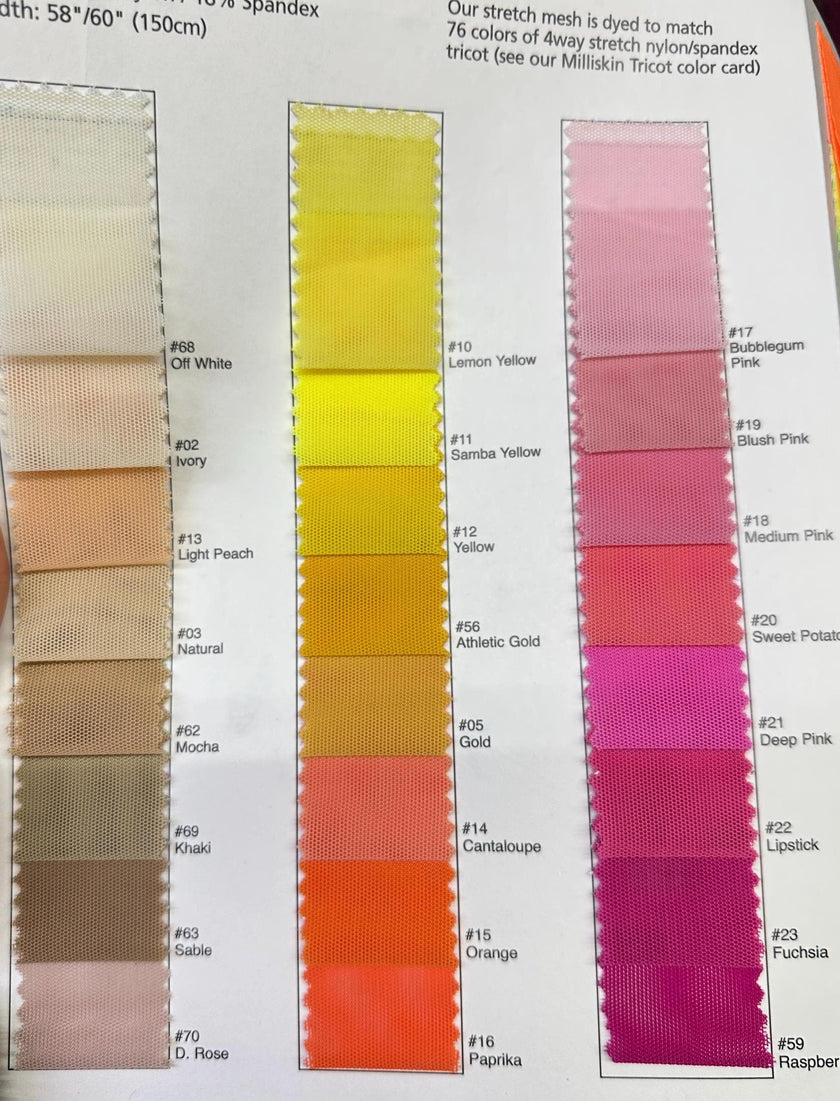 Milliskin Nylon Spandex Fabric: 4-Way Stretch Dancewear, Swimwear, Cosplay