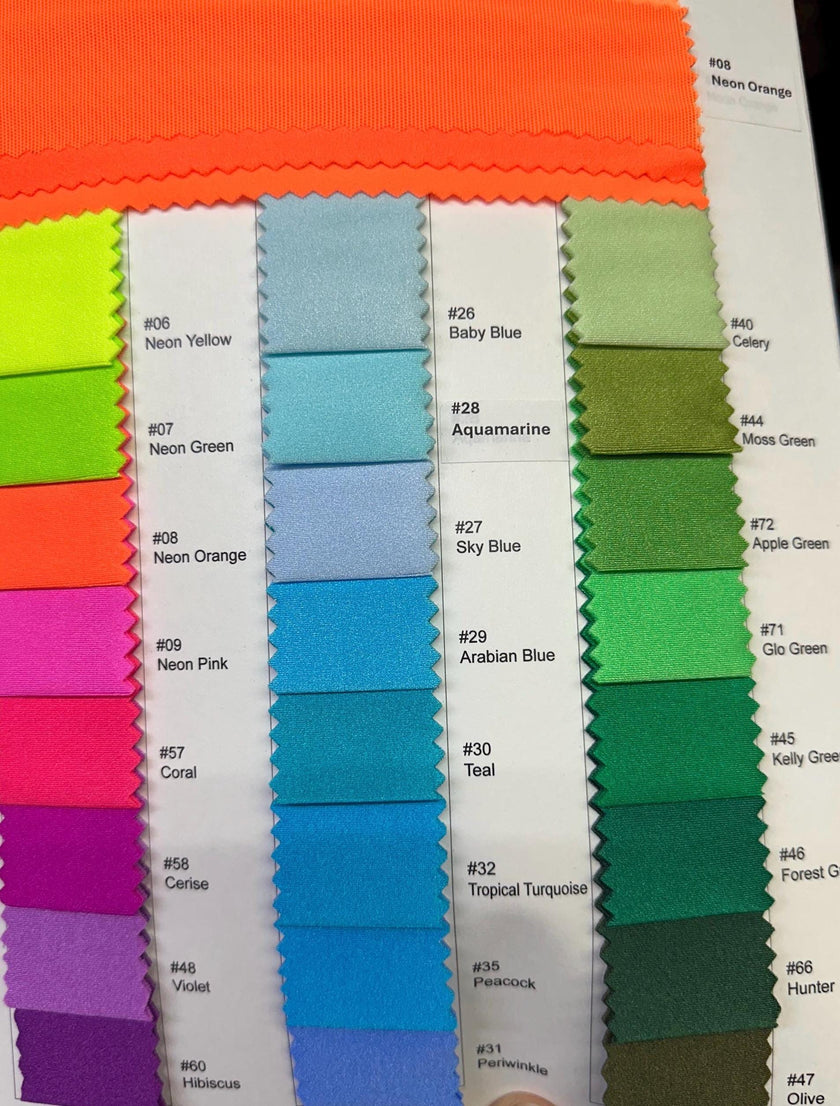 Milliskin Nylon Spandex Fabric: 4-Way Stretch Dancewear, Swimwear, Cosplay