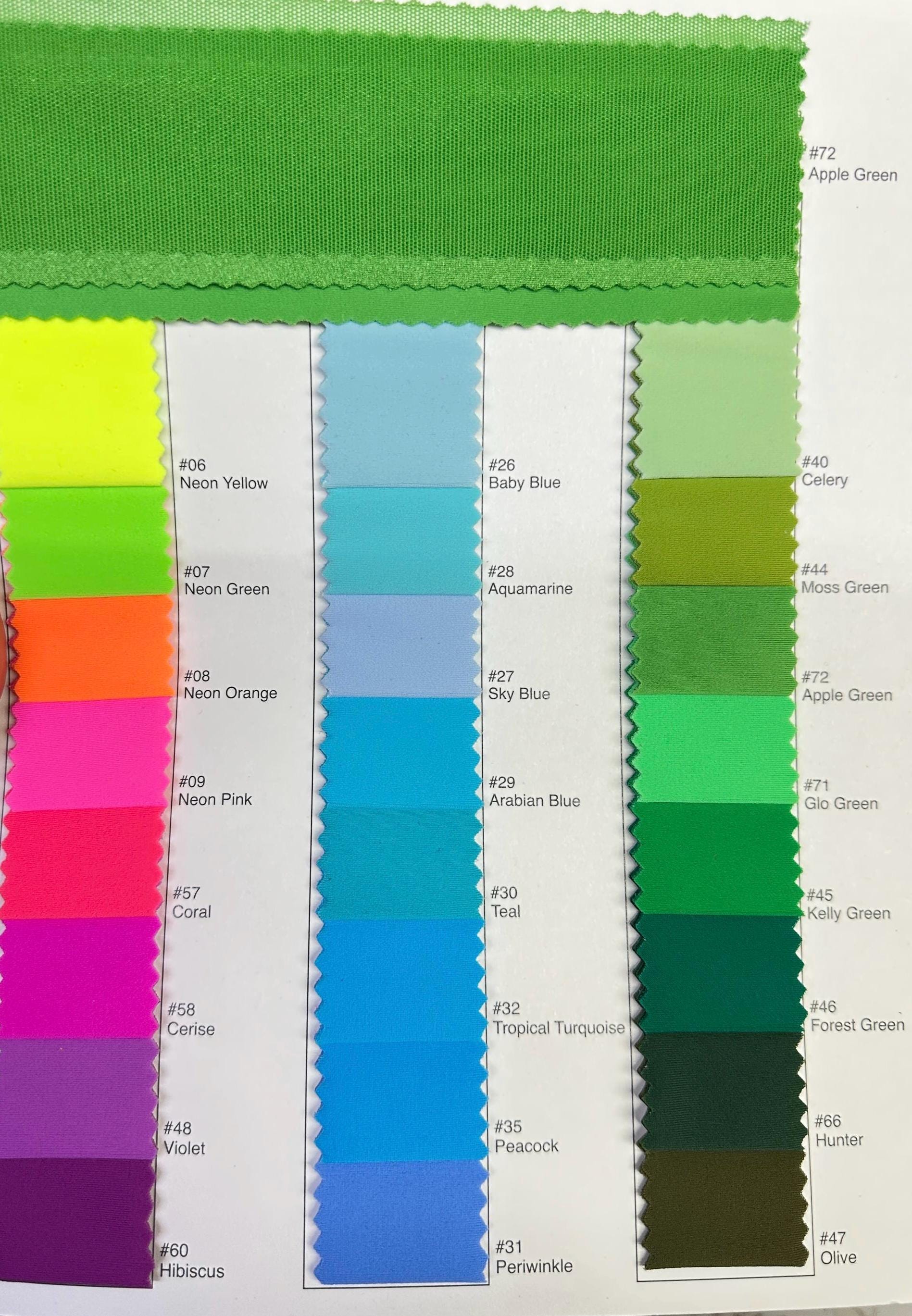 Milliskin Nylon Spandex Fabric: 4-Way Stretch Dancewear, Swimwear, Cosplay