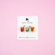 Refreshing Beverage Magnet Set | Iced Coffee, Bubble Tea, Lemon Juice, Soft Drinks, Mocktail Kitchen Decor