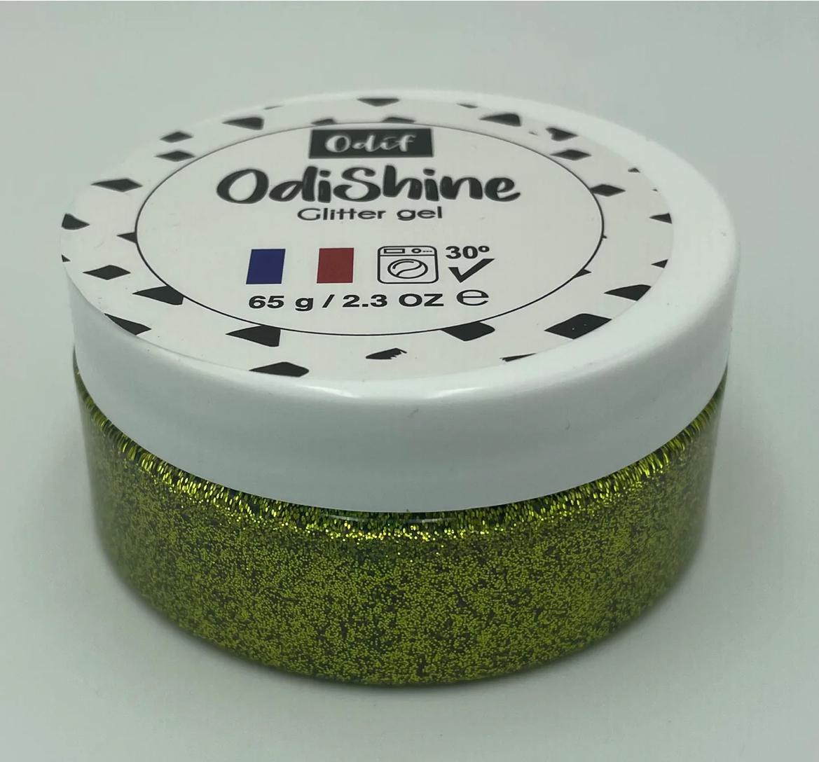 OdiShine Glitter Gel 65g – Multi-Purpose Sparkle Gel for Fabric, Crafts, Scrapbooking & DIY Projects