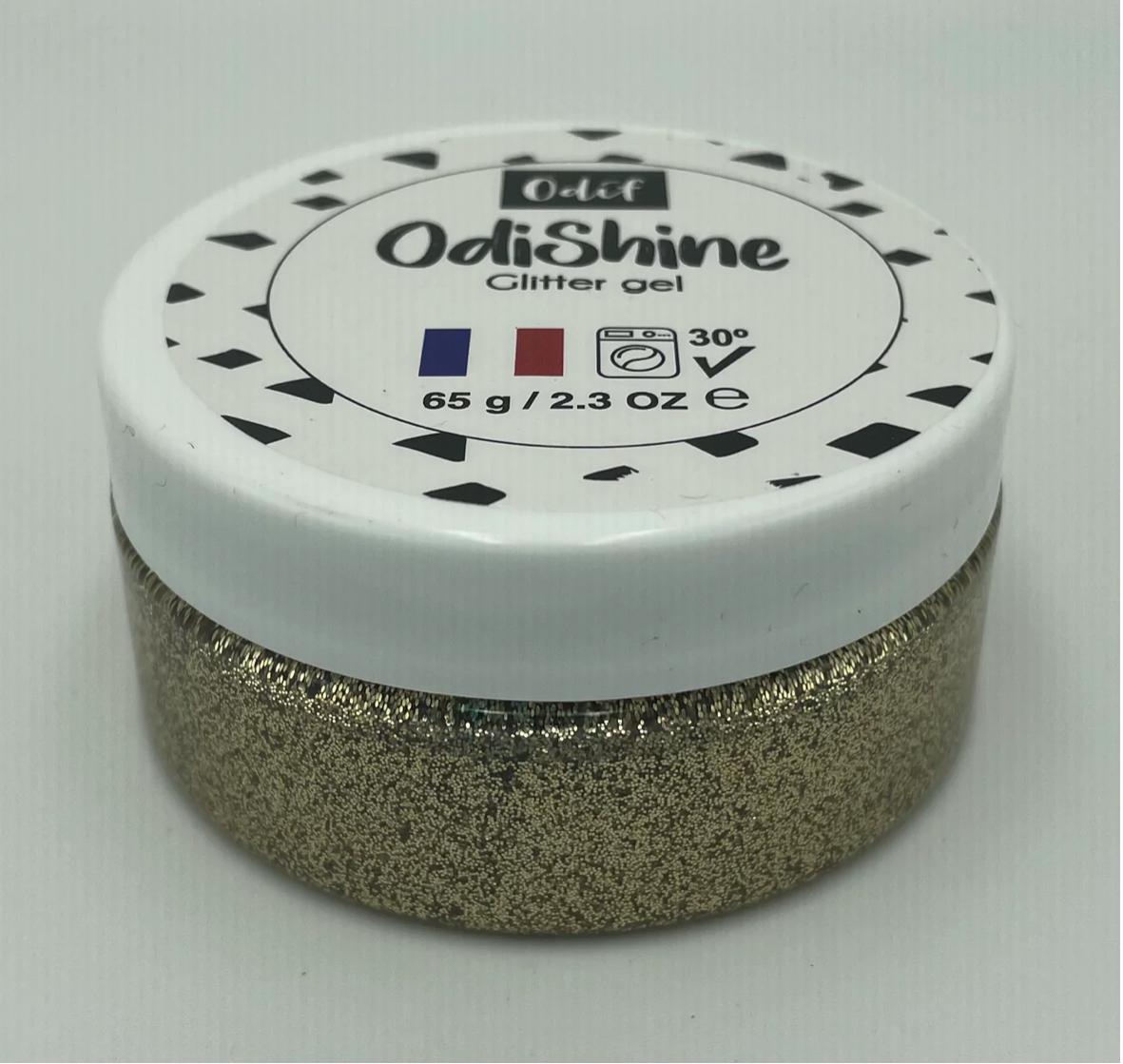 OdiShine Glitter Gel 65g – Multi-Purpose Sparkle Gel for Fabric, Crafts, Scrapbooking & DIY Projects
