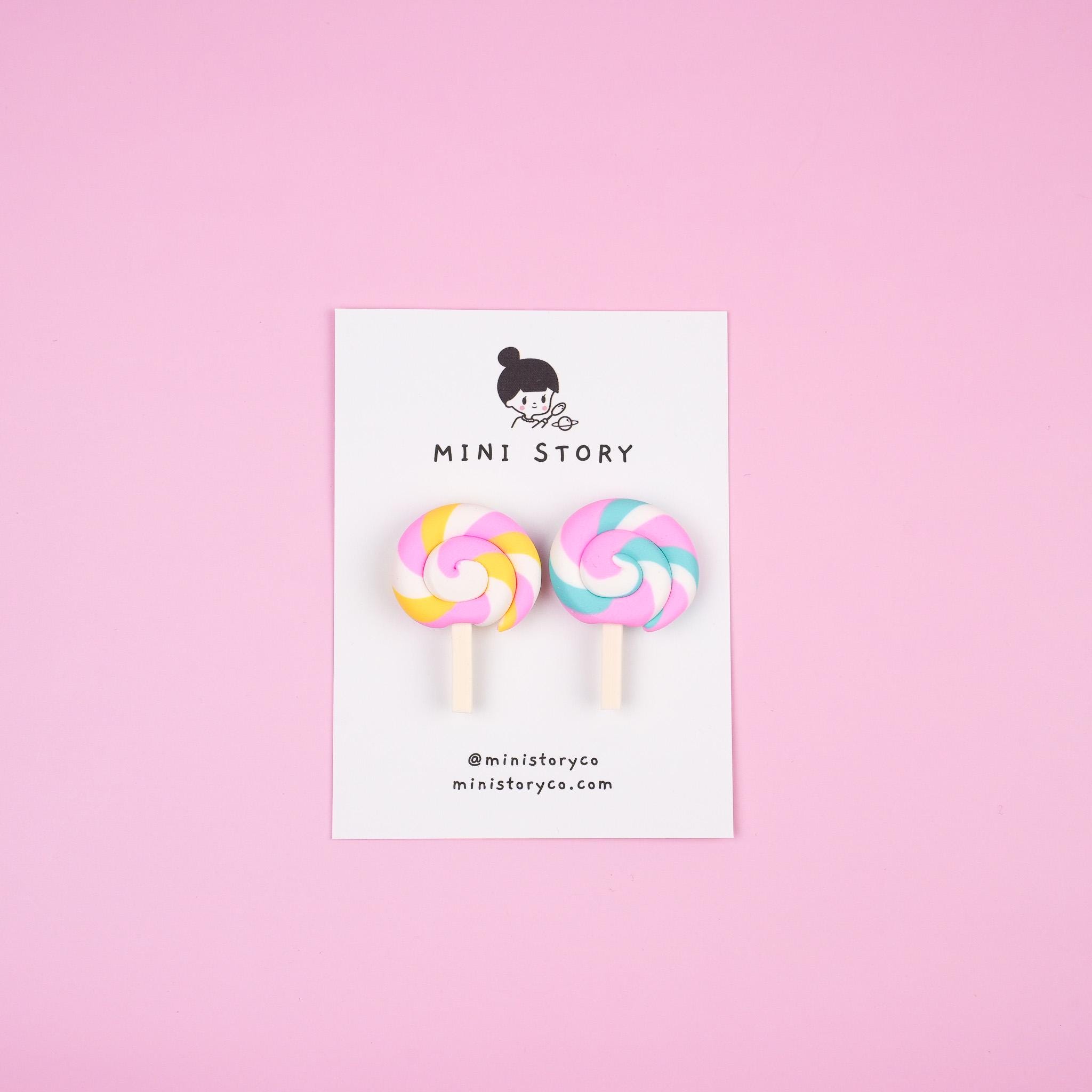 Swirl Lollipop Magnet Set
